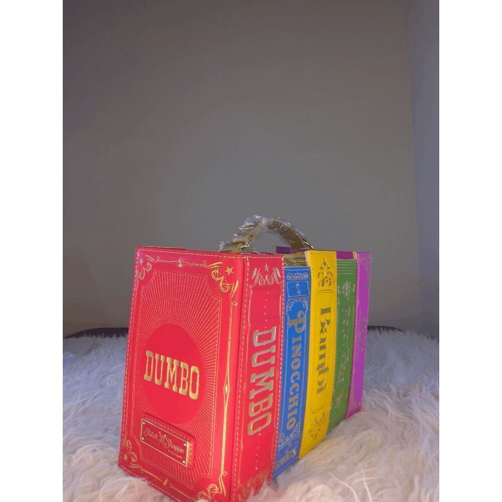 NWT Loungefly Stitch Shoppe Disney Classic Books Cosplay Crossbody Bag - Picture 2 of 3
